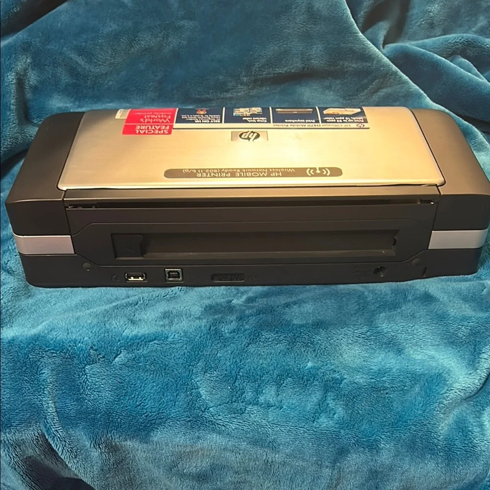 HP Mobile Printer - Silver and Black